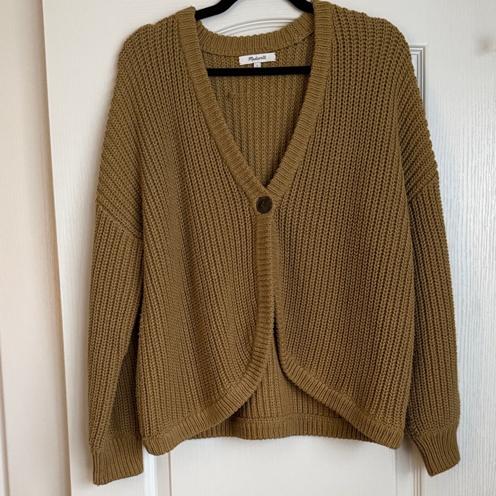 Madewell Brown Knit Cardigan